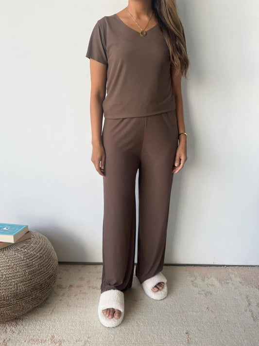 COMFY SET BROWN DOUBLE EXTRA LARGE