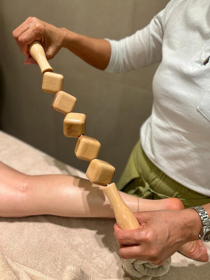 WOODEN MASSAGE TWO BODY PARTS