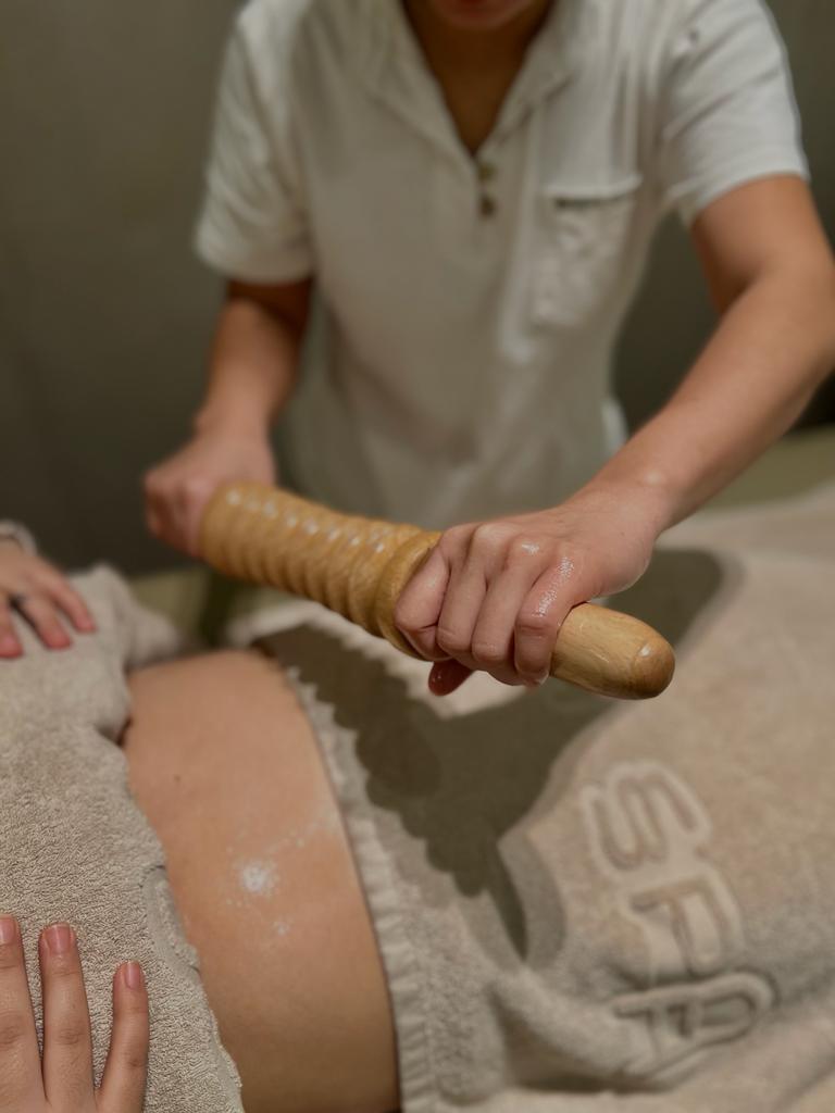 WOODEN MASSAGE TWO BODY PARTS