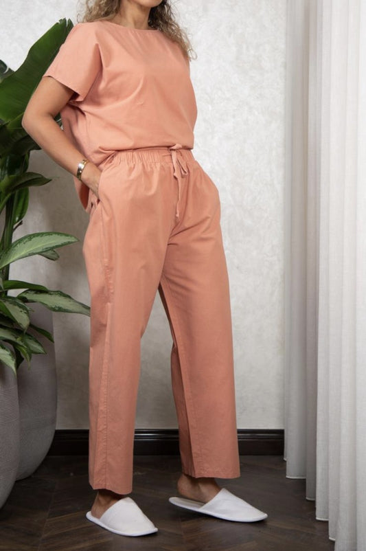 SCRUB SUIT ORANGE MEDIUM